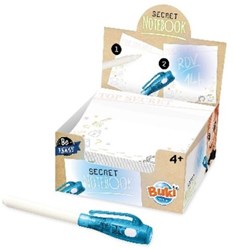 Buki cuaderno secreto con bolígrafo UV - juguete tinta invisible