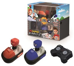 Buki coche de juguete teledirigido - Super Karts set de carreras y duelos