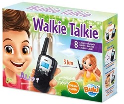 Buki walkie talkie juguete - alcance 3 km - pantalla led