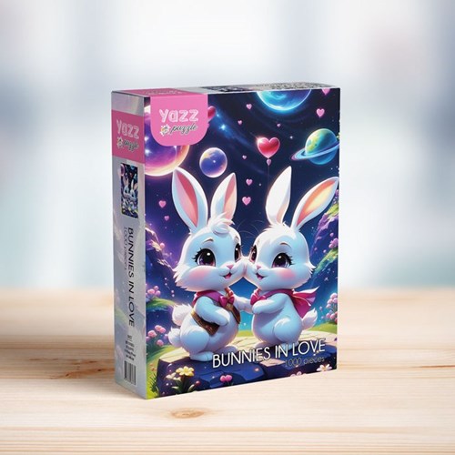 Yazz puzzle Bunnies in Love - rompecabezas de 1000 piezas-2
