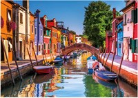 Educa puzzle Burano Italia 3000 piezas adultos paisaje urbano