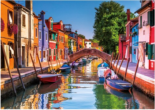 Educa puzzle Burano Italia 3000 piezas adultos paisaje urbano