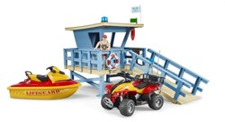 Bruder equipo de rescate set de juego con vehículos y figura