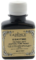 Cadence medio pintura Asphaltum 100 ml para efectos envejecidos y metálicos