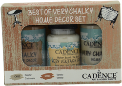 Cadence set pintura a la tiza Best of Very Chalky Cashmere para muebles
