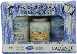 Cadence set de pintura a la tiza para muebles - Best of Very Chalky Azul Medianoche