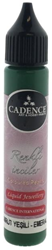 Cadence pintura decorativa Colored Pearls 3D liner 25 ml verde esmeralda