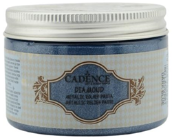 Cadence Diamond Relief Pasta acrílica 3D 150 ml azul oscuro metálico