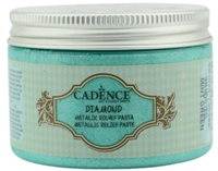 Cadence Diamond Relief Pasta pintura 3D 150 ml verde menta acrílica