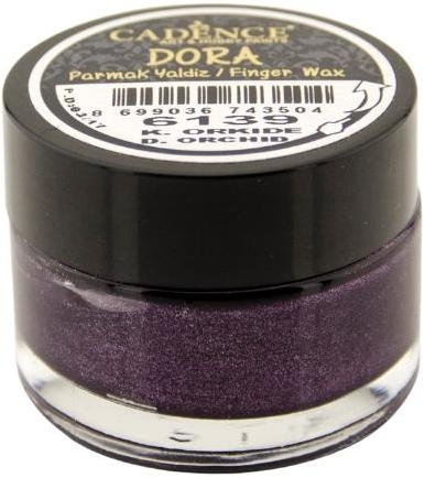 Cadence cera para dedos metálica 20 ml Orquídea Oscura para manualidades