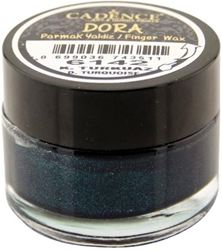 Cadence cera para dedos metálica juguete 20 ml turquesa oscuro