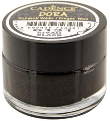 Cadence Cadence Dora Finger Wax 20 ml Zwart metallic