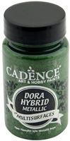 Cadence pintura acrílica metálica 90 ml - verde Dora Hybrid