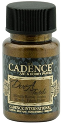 Cadence pintura textil metálica con purpurina 50 ml Argonito para tela