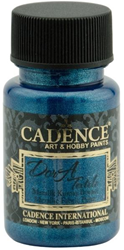 Cadence pintura textil azul metálico 50 ml - Dora pintura con purpurina