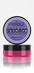 Cadence pintura textil Fashion Relief Pasta 50 ml fucsia acrílico