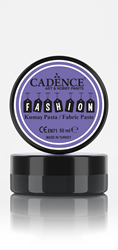 Cadence pintura textil Fashion Relief Pasta negro 50 ml para decoración de telas