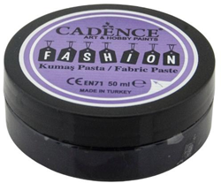 Cadence Cadence Fashion Textiel Relief Pasta 50 ml Zwart