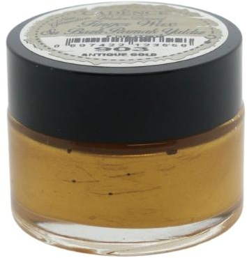 Cadence cera para dedos oro antiguo 20 ml - pintura metálica para manualidades