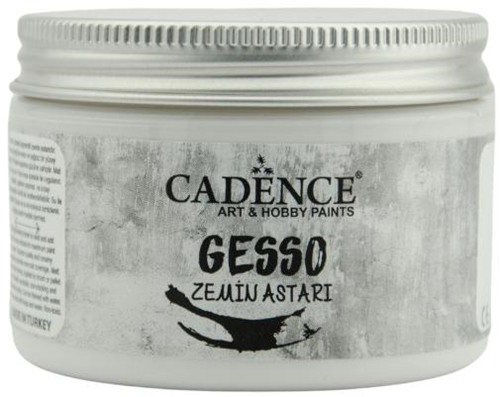 Cadence gesso 250 ml blanco pintura manualidades acrílico
