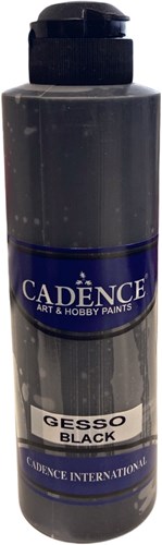 Cadence Gesso 250 ml negro pintura creativa