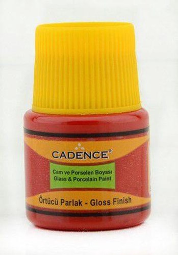 Cadence pintura Vidrio & Porcelana rojo fresa 45ml creativo