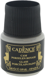 Cadence pintura para vidrio y porcelana blanca - Opaque 45 ml manualidades