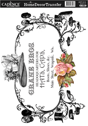 Cadence home deco transfer HDT-013 transfer decorativo 25x35 cm
