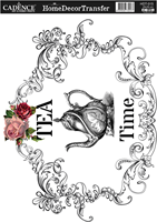 Cadence home deco transfer set creativo 25x35 cm decoración Tea Time