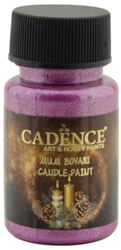 Cadence pintura para velas 50 ml ciclamen - pintura creativa para velas