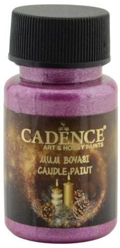 Cadence pintura para velas 50 ml ciclamen - pintura creativa para velas