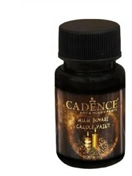 Cadence pintura para velas negro 50ml - pintura para decoración de velas