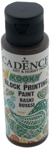Cadence pintura linóleo juguete Kooky 70 ml marrón para niños