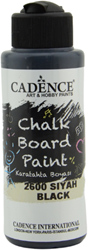 Cadence pintura de pizarra negra 120 ml - pintura creativa para juguetes