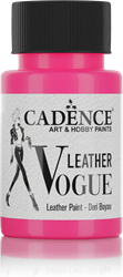 Cadence pintura para cuero Leather Vogue 50 ml fucsia - pintura textil creativa