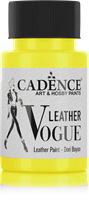 Cadence pintura para cuero Leather Vogue 50 ml Phosphorus Yellow - pintura creativa