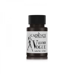 Cadence pintura para cuero negro metálico 50 ml - pintura textil creativa para cuero