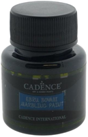 Cadence pintura marmoleada 45 ml negro - pintura creativa efecto mármol