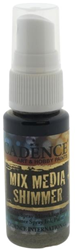 Cadence spray tinta metálica marrón oscuro - shimmer mixed media 25 ml