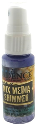 Cadence spray de tinta metálica morado - shimmer mixed media 25 ml