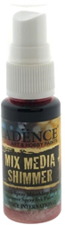 Cadence spray de tinta metálica rojo 25 ml - shimmer spray para manualidades