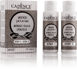Cadence barniz mosaico efecto craquelado 120+120ml decoración