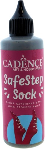 Cadence pintura textil calcetines antideslizantes gris - pintura segura para calcetines