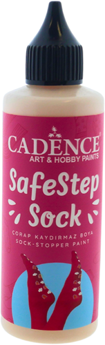 Cadence pintura textil antideslizante rosa - calcetines seguros y creatividad