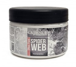 Cadence pintura efecto telaraña blanca 150ml pintura decorativa