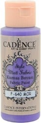 Cadence Cadence Style Mat Textielverf 59 ml Paars