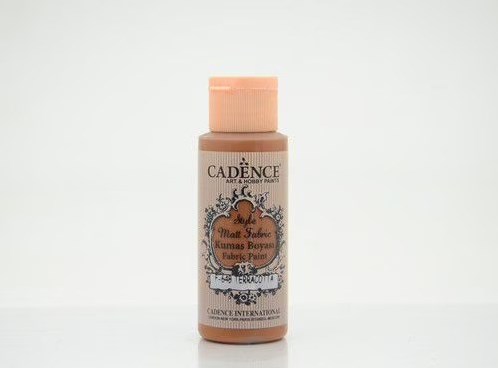 Cadence pintura textil terracota 59ml - Style Matt - pintura creativa