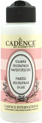 Cadence pegamento decoupage textil 120 ml para manualidades creativas