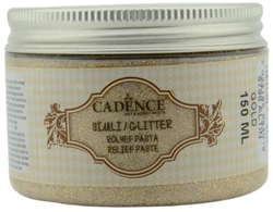 Cadence Cadence Textiel Glittereffect Relief Pasta 150 ml Goud