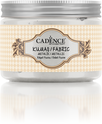 Cadence Pasta de Relieve Textil Metálica 150 ml Perla - Manualidades Creativas